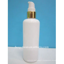250 ml emballage cosmétique blanc soins de la peau gomme acrylique conception de la bouteille
